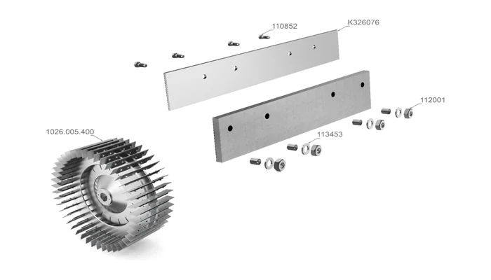 Rotor blades protection plates